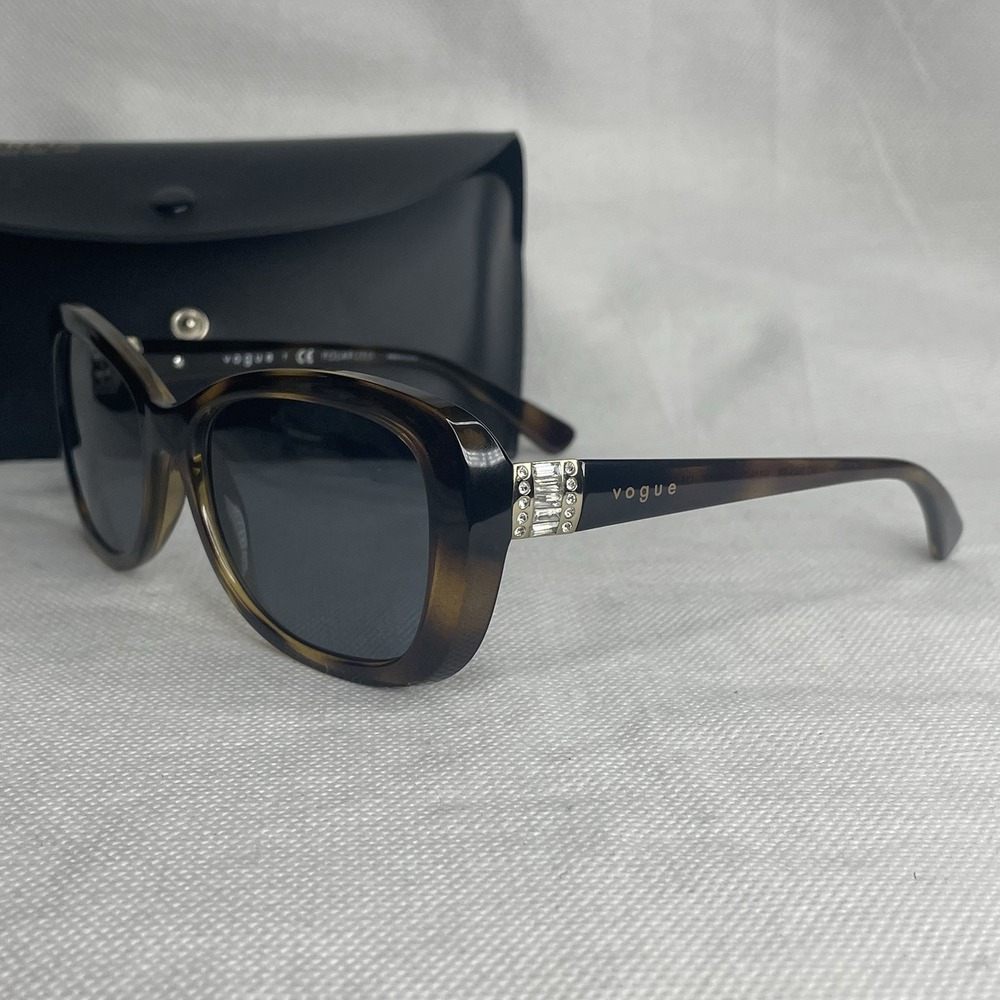 Vogue Cat Eye Jewel Tortoise Eye Glasses FRAME ONLY VO2943-SB W656/T5 55-17-135